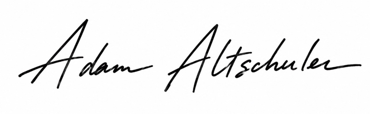 Adam Altschuler's signature